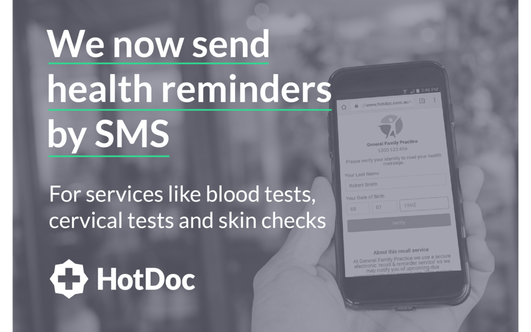 Recalls now being sent by HotDoc